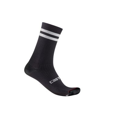 Castelli Originale 18 sock schwarz/weiß unisex 