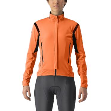 Castelli Perfetto RoS  2 Langarm Radjacke Orange Damen 