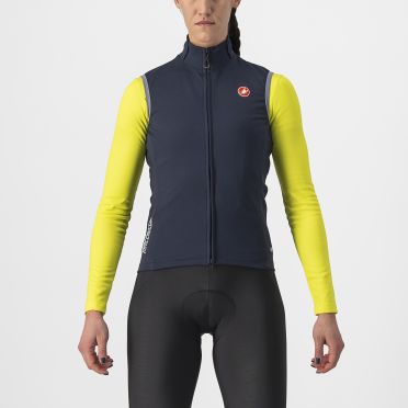 Castelli Perfetto RoS 2 Radweste Ärmellos Blau Damen 