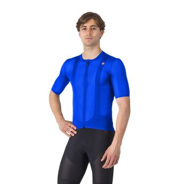 Castelli superleggera a/c jersey radtrikot kurzarm blau herren 