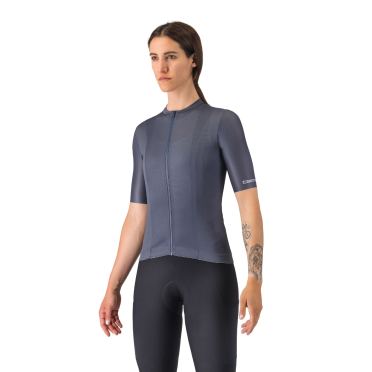 Castelli Unlimited W jersey kurzarm blau damen 