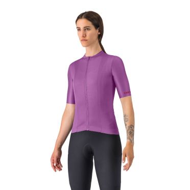 Castelli Unlimited W jersey kurzarm lila damen 