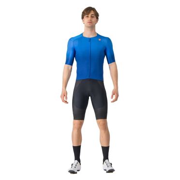 Castelli upf jersey fietsshirt radtrikot kurzarm blau herren 