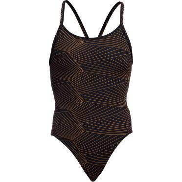 Funkita Gold Weaver diamond back Badeanzug Damen 