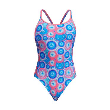 Funkita Bundjalung Blue Diamond Back Badeanzug Damen 