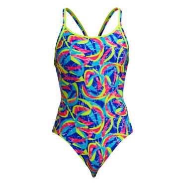 Funkita Bolted Diamond Back Badeanzug Damen 