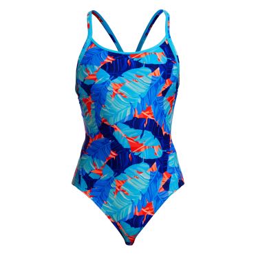 Funkita Lotsa Leaves Diamond Back Badeanzug Damen 