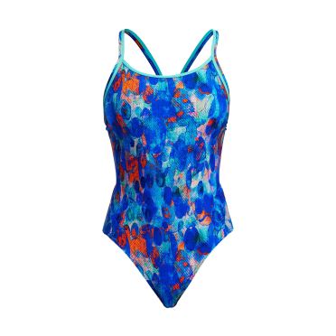 Funkita Paint Press Diamond Back Badeanzug Damen 