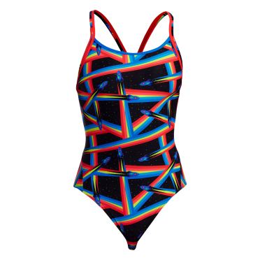 Funkita Pocket Rocket Diamond Back Badeanzug Damen 