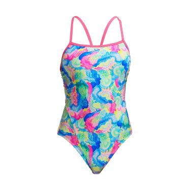 Funkita Olive Oily Single Strap Badeanzug Damen 