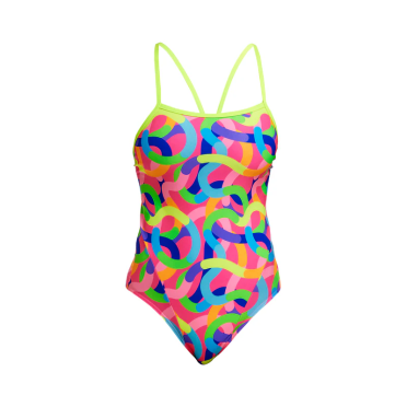 Funkita Curly Wurly Single Strap Badeanzug Damen 