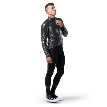 Gobik Pluvia 2.0 True Black wasserdichte Radjacke herren 