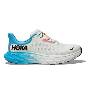 Hoka Arahi 7 Laufschuhe Weiss/Blau Damen 