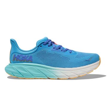 Hoka Arahi 7 Laufschuhe Blau/Weiss Damen 