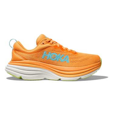 Hoka Bondi 8 Laufschuhe Orange Damen 