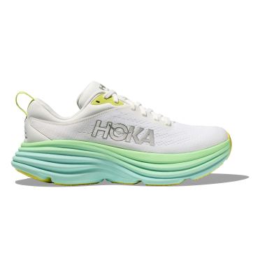 Hoka Bondi 8 Laufschuhe Weisss/Gelb Damen 