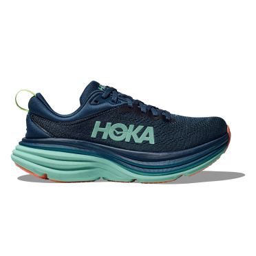 Hoka Bondi 8 Laufschuhe Blau/Grun/Orange Damen 