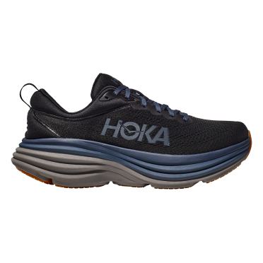 Hoka Bondi 8 Laufschuhe Schwarz/Blau herren 