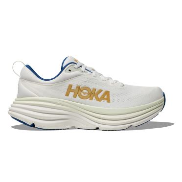 Hoka Bondi 8 Laufschuhe Weiss/gold herren 