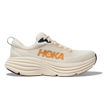 Hoka Bondi 8 Laufschuhe Weiss/Rot herren 