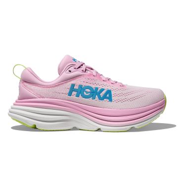 Hoka Bondi 8 wide Laufschuhe Rosa Damen 