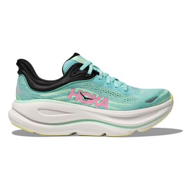 Hoka Bondi 9 Laufschuhe blau spark/mint Damen 