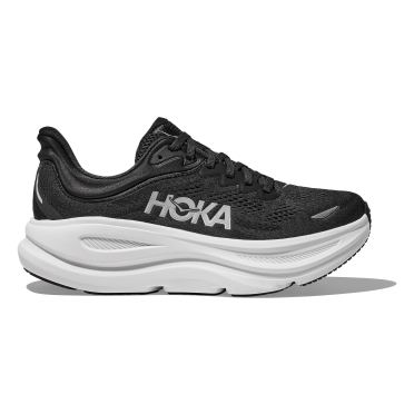 Hoka Bondi 9 Laufschuhe schwarz/weiss Damen 