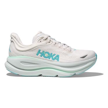 Hoka Bondi 9 Laufschuhe Frost/Cielo Blau Damen 