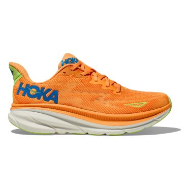 Hoka Clifton 9 Laufschuhe Orange/Weiss Herren  