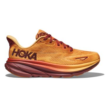 Hoka Clifton 9 Laufschuhe Orange/Rot Herren 