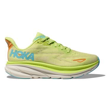 Hoka Clifton 9 wide Laufschuhe Grun Damen 