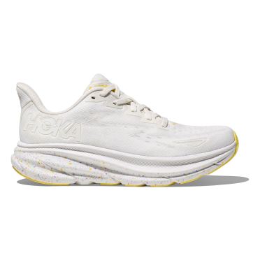 Hoka Clifton 9 wide Laufschuhe Weiss Herren 