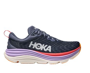 Hoka Gaviota 5 Laufschuhe Anchor/Grapefruit Damen 