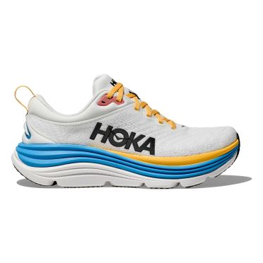 Hoka Gaviota 5 Laufschuhe Weiss/Blau Damen 