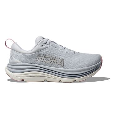 Hoka Gaviota 5 Laufschuhe Grau/Weiss Damen 