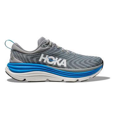 Hoka Gaviota 5 wide Laufschuhe Grau/Blau Herren 