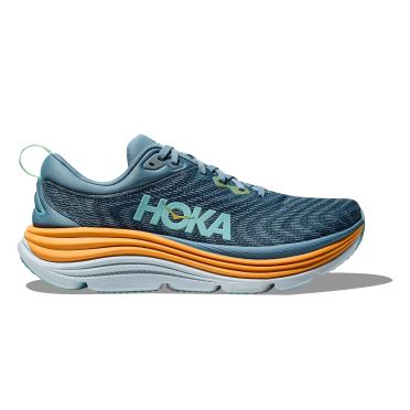 Hoka Gaviota 5 wide Laufschuhe Blau/Orange Herren 