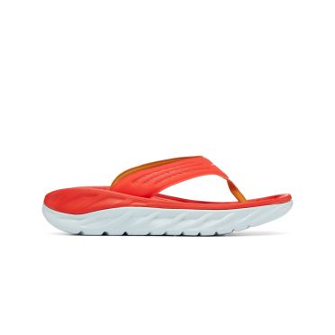 Hoka ORA Recovery Flip Flip Flops Rot/Weiss Herren 