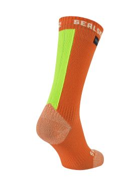 Sealskinz Briston All weather mid Radsocken mit Hydrostop Orange unisex 