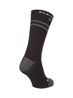 Sealskinz Scoulton Warm weather mid Radsocken mit Hydrostop Schwarz/Grau 