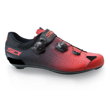 Sidi Genius 10 Rennradschuhe Rot/Schwarz Herren 