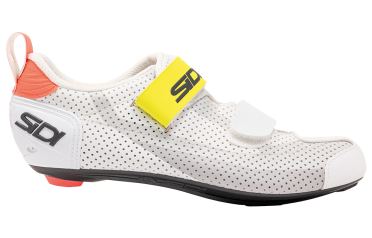 Sidi T-5 Air Triathlonschuh Grau/Weiss/Gelb Herren 