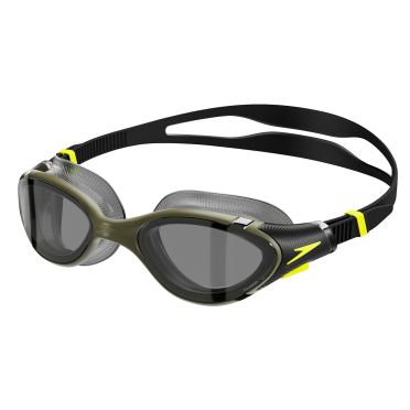 Speedo biofuse 2.0 polarisierte Schwimmbrille Schwarz/Grun 