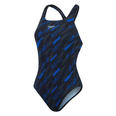 Speedo eco+ h-boom allov medalist Schwarz/Blau damen 