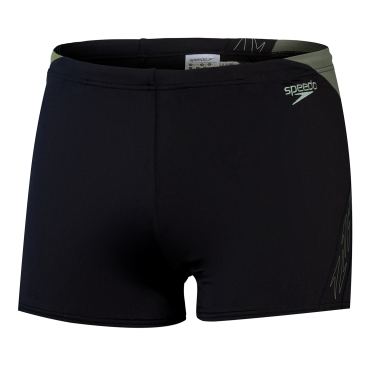 Speedo eco+ hyperboom splice aqua shorts schwarz/grun Herren 