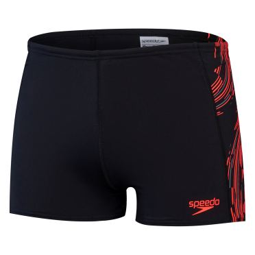 Speedo eco+ tech panel aquashort schwarz/rot Herren 