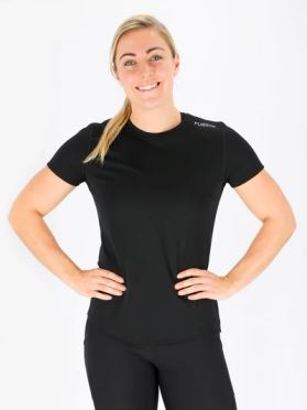 Fusion Nova T-shirt Schwarz Damen 