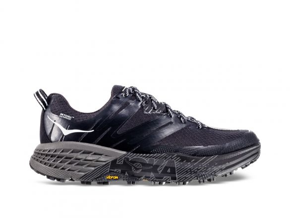 Hoka One One Speedgoat 3 WP Trail Laufschuhe Schwarz Grau Damen