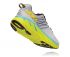 Hoka One One Clifton 6 Laufschuhe Grau/Gelb Herren  1102872-LRNC