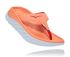 Hoka ORA Recovery Flip Orange/Weiss Damen  1117910-LGBT